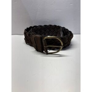 Vintage Braided Brown Belt (adjustable size up to 45in)